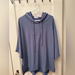 NWOT Rolling Ranch Boutique Blue Hooded Sweatshirt